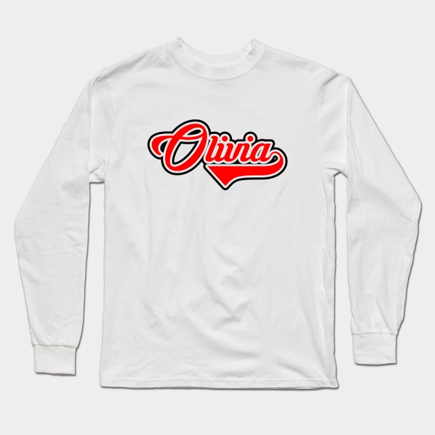 OLIVIA Long Sleeve T-Shirt by Teebevies